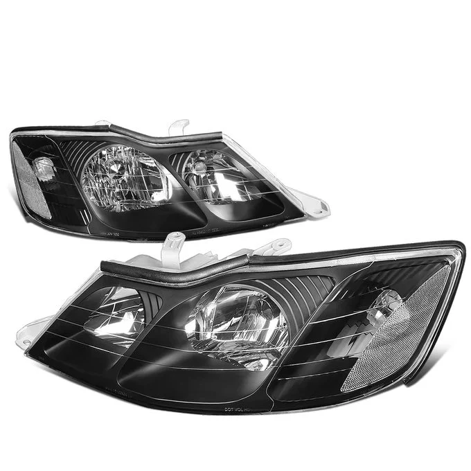 DNA Headlights for Toyota Avalon (2000-2004) with Chrome or Black Housing and Clear or Smoke Lens - Image 7