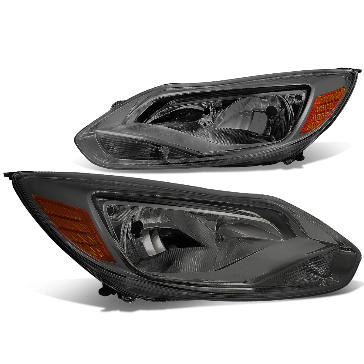 DNA Headlights Ford Focus Sedan (2012-2014) OE Style w/ Black or Chrome Housing - Image 14