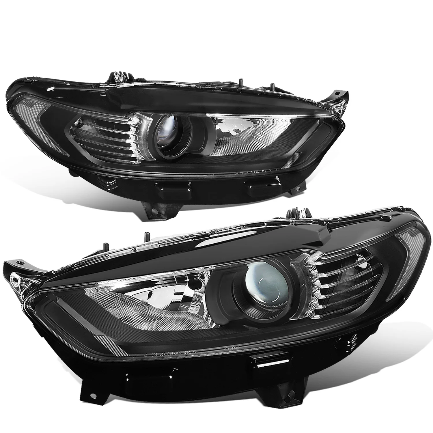DNA Projector Headlights Ford Fusion (13-16) OE Style w/ Black or Chrome Housing - Image 10