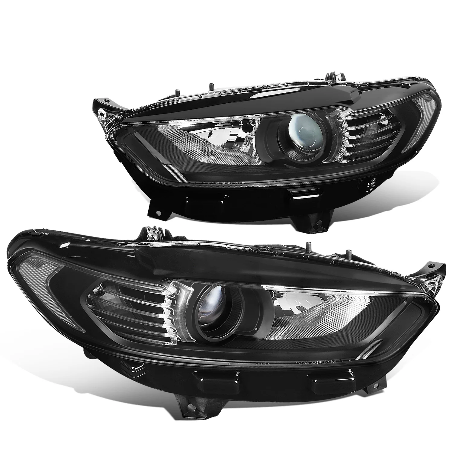 DNA Projector Headlights Ford Fusion (13-16) OE Style w/ Black or Chrome Housing - Image 11