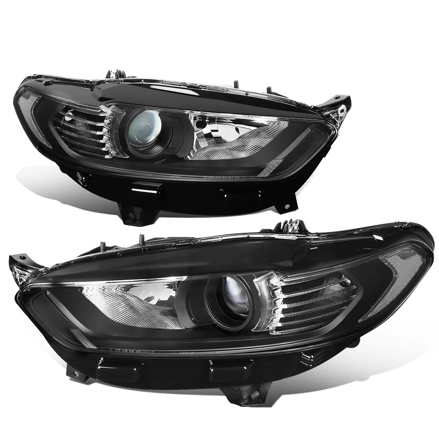 DNA Projector Headlights Ford Fusion (13-16) OE Style w/ Black or Chrome Housing - Image 12