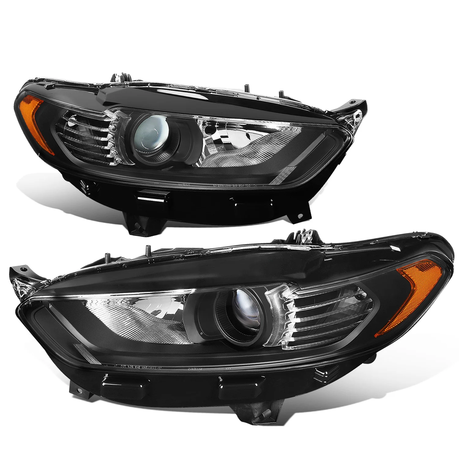 DNA Projector Headlights Ford Fusion (13-16) OE Style w/ Black or Chrome Housing - Image 18