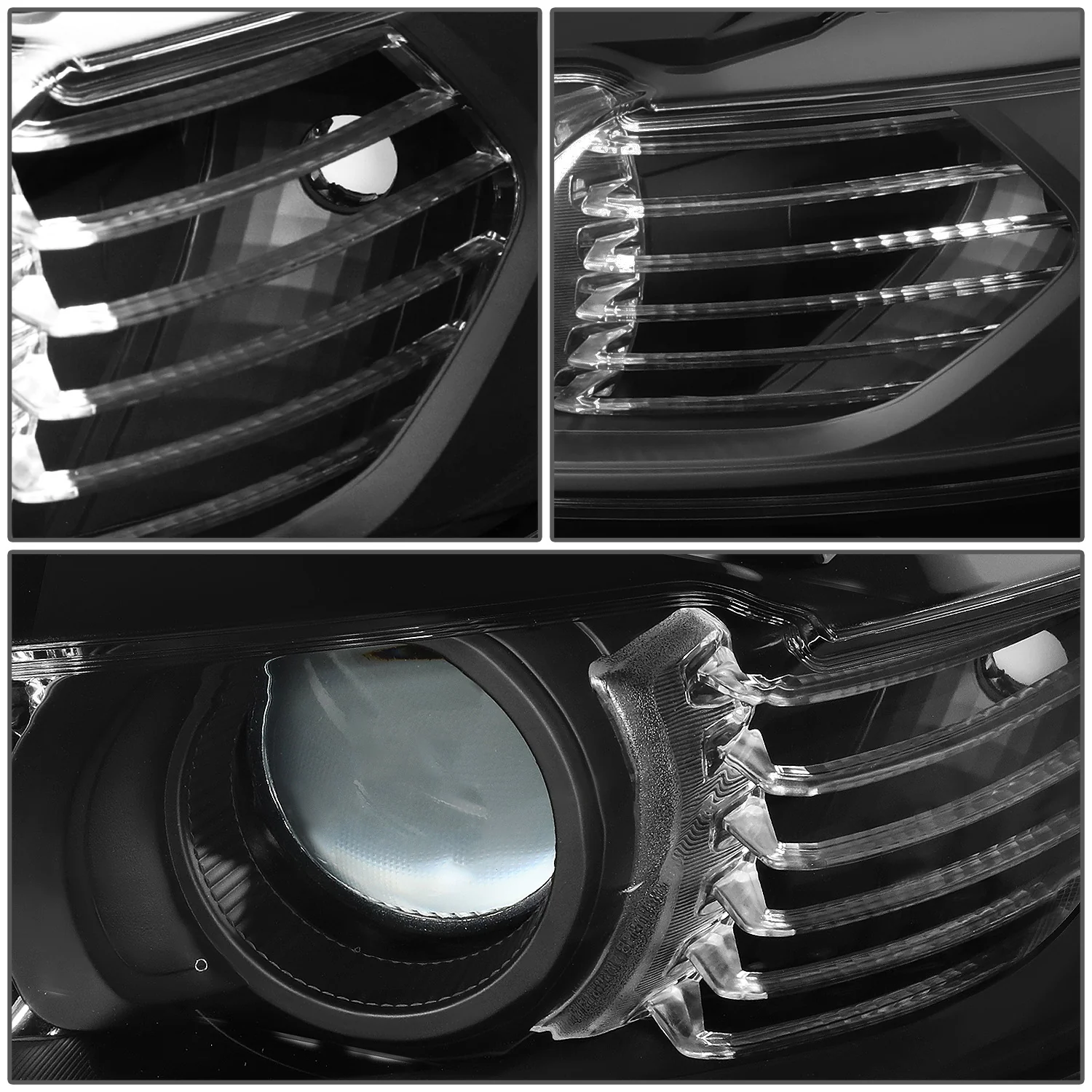 DNA Projector Headlights Ford Fusion (13-16) OE Style w/ Black or Chrome Housing - Image 8