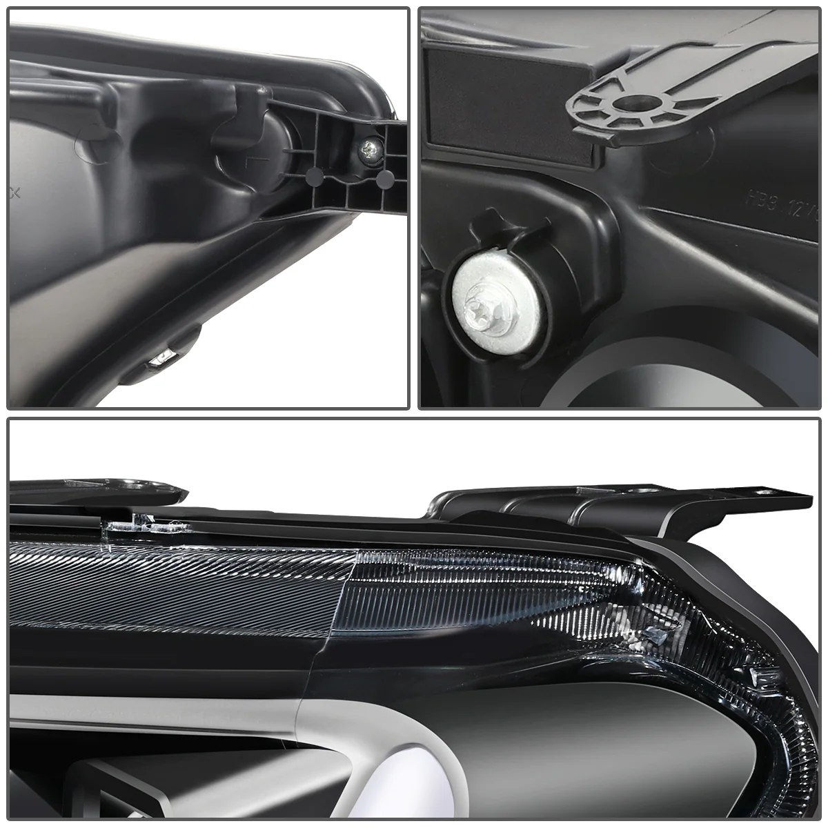 DNA Projector Headlights Ford Ranger XL / XLT (19-23) w/ LED DRL - Black or Chrome Housing - Image 17