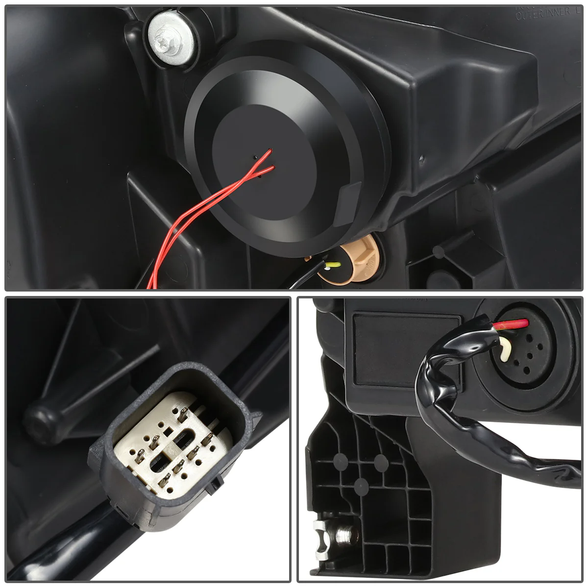 DNA Projector Headlights Ford Ranger XL / XLT (19-23) w/ LED DRL - Black or Chrome Housing - Image 22