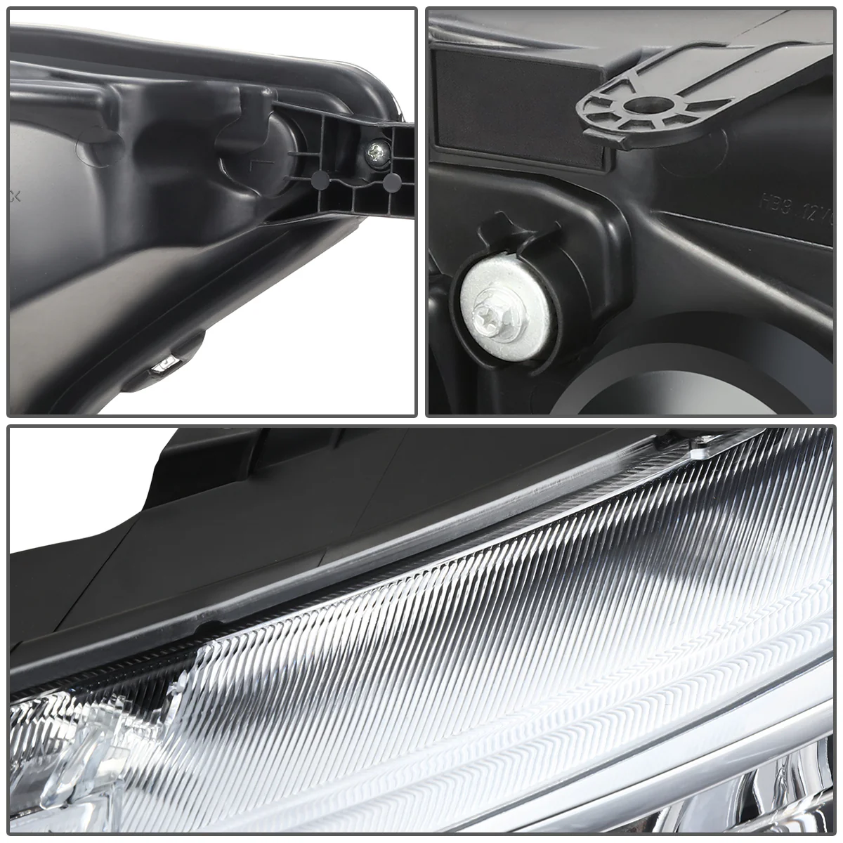 DNA Projector Headlights Ford Ranger XL / XLT (19-23) w/ LED DRL - Black or Chrome Housing - Image 23