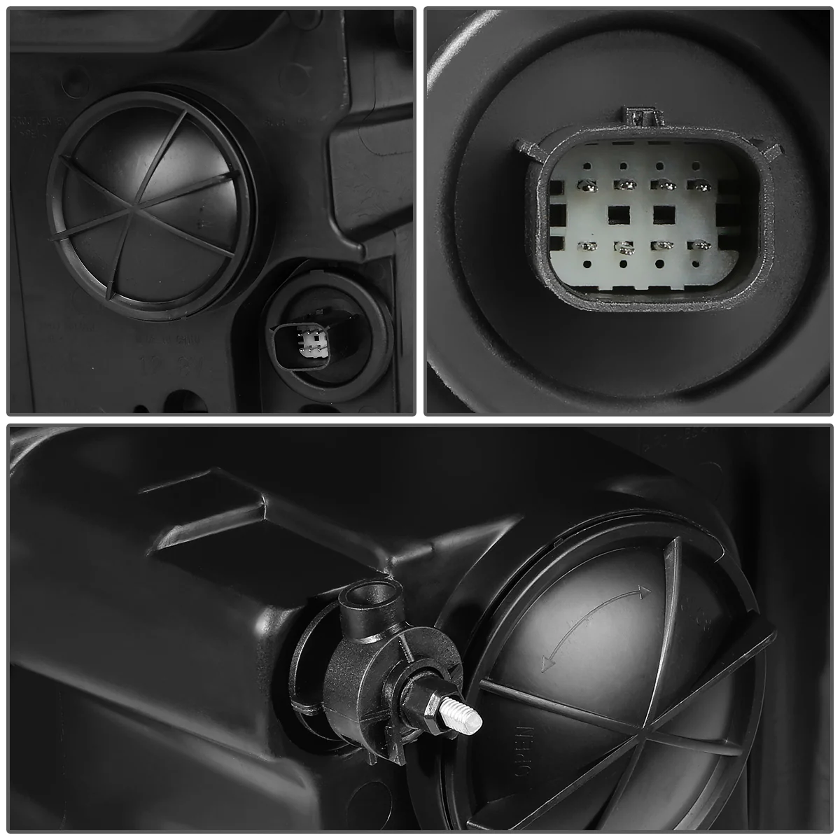 DNA Projector Headlights GMC Yukon / Yukon XL (2015-2020) OE Style w/ Black or Chrome Housing - Image 10
