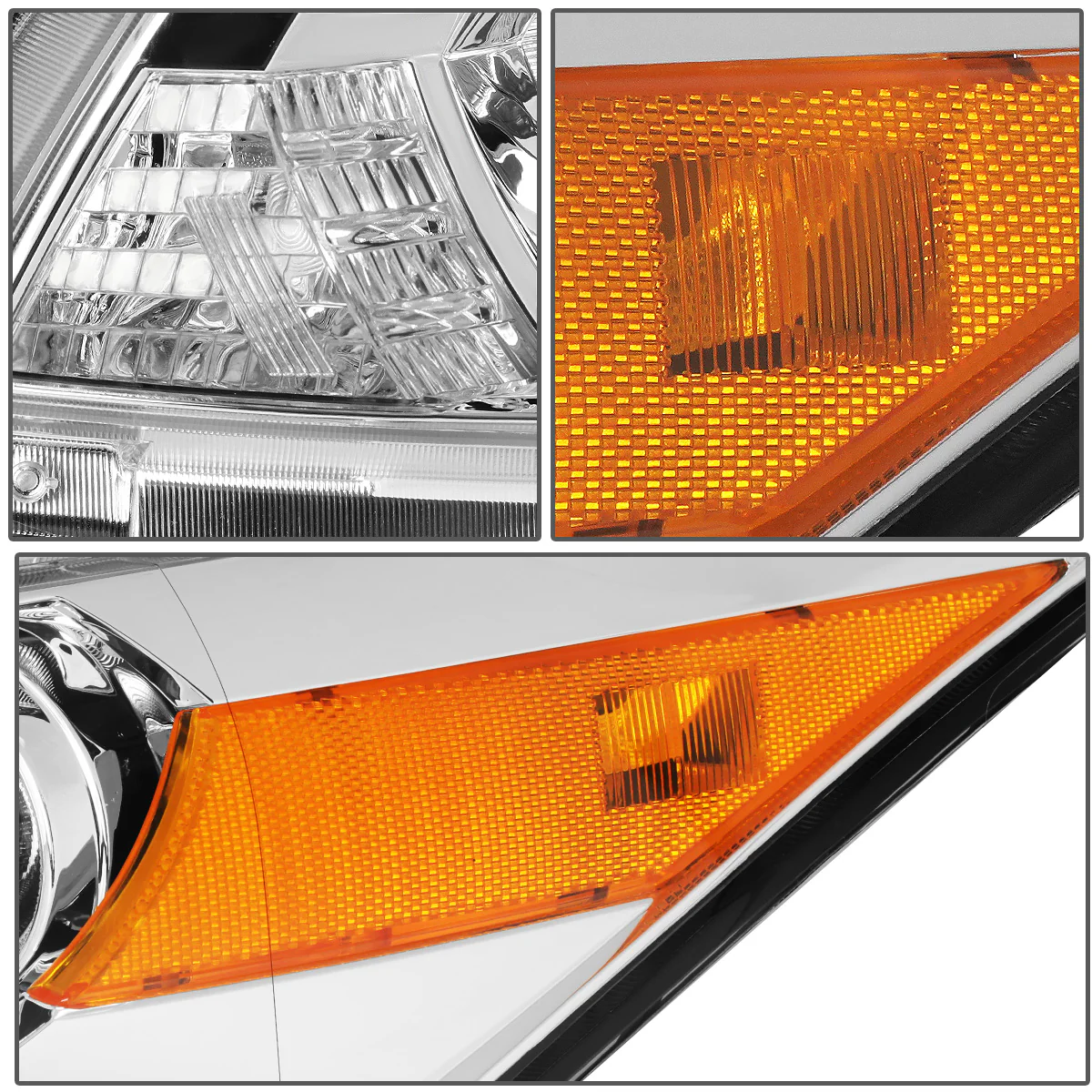 DNA Projector Headlights Honda Accord Coupe (08-12) OE Style w/ Black or Chrome Housing - Image 12