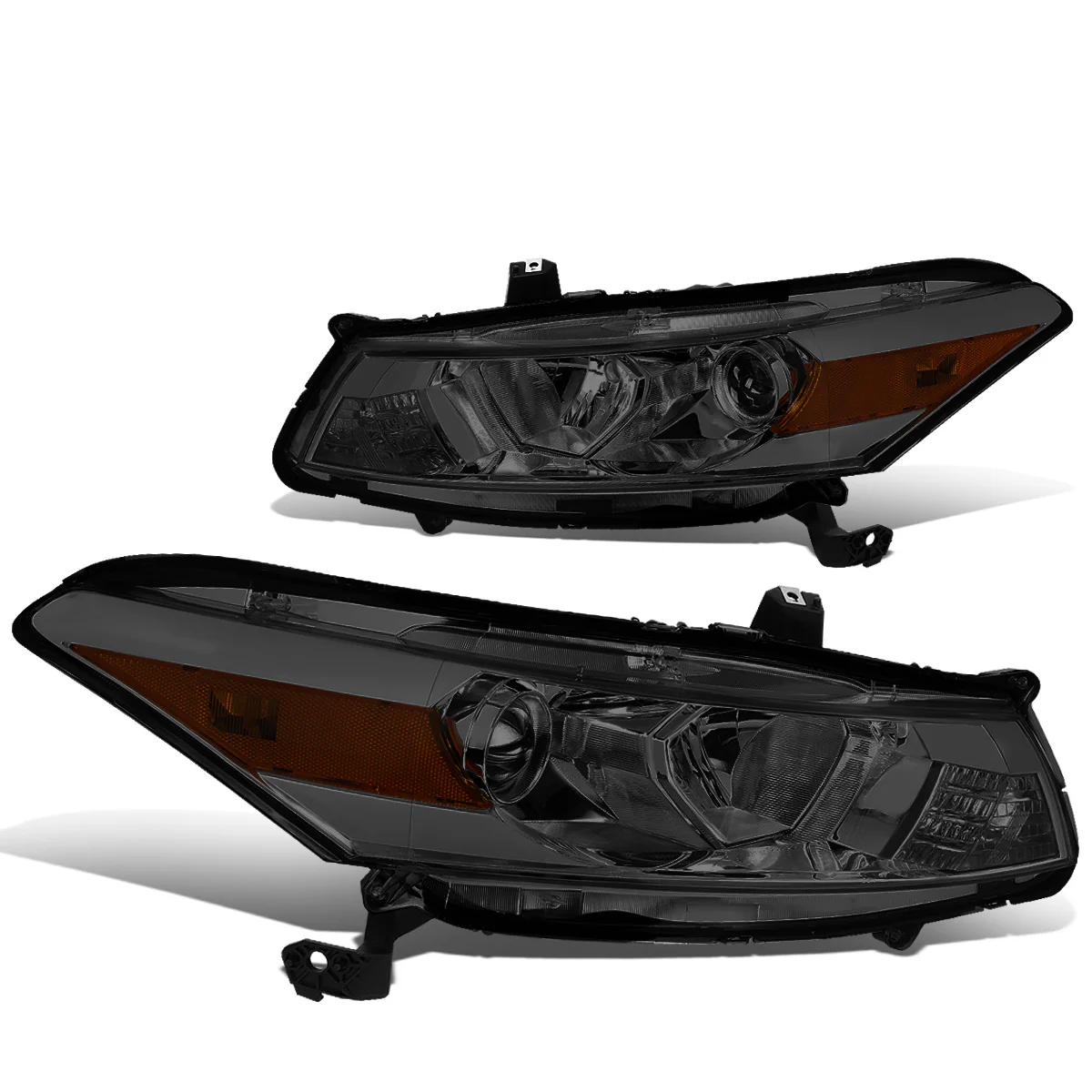 DNA Projector Headlights Honda Accord Coupe (08-12) OE Style w/ Black or Chrome Housing - Image 2