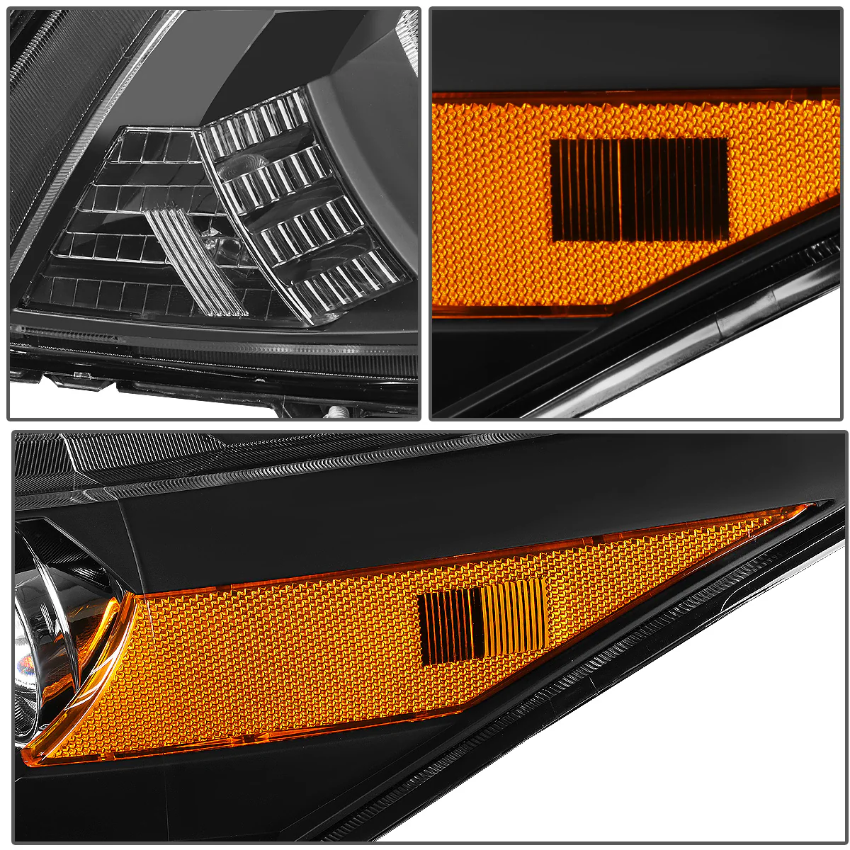 DNA Projector Headlights Honda Accord Coupe (08-12) OE Style w/ Black or Chrome Housing - Image 22