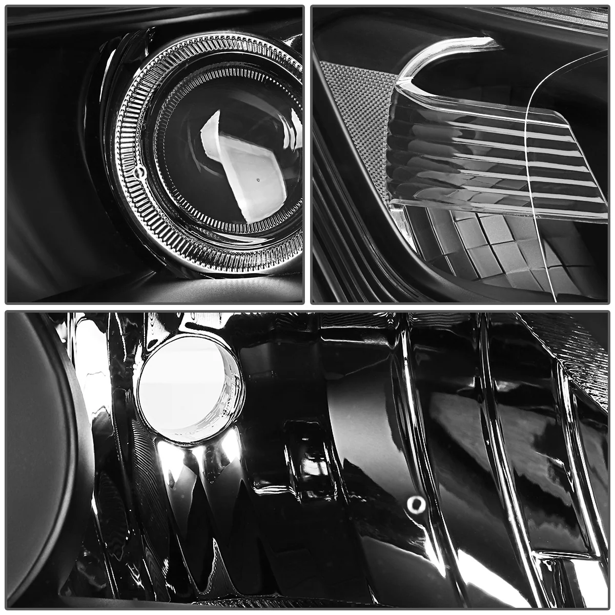 DNA Projector Headlights Honda Accord Sedan (2013-2015) w/ LED DRL - Black or Chrome Housing - Image 13