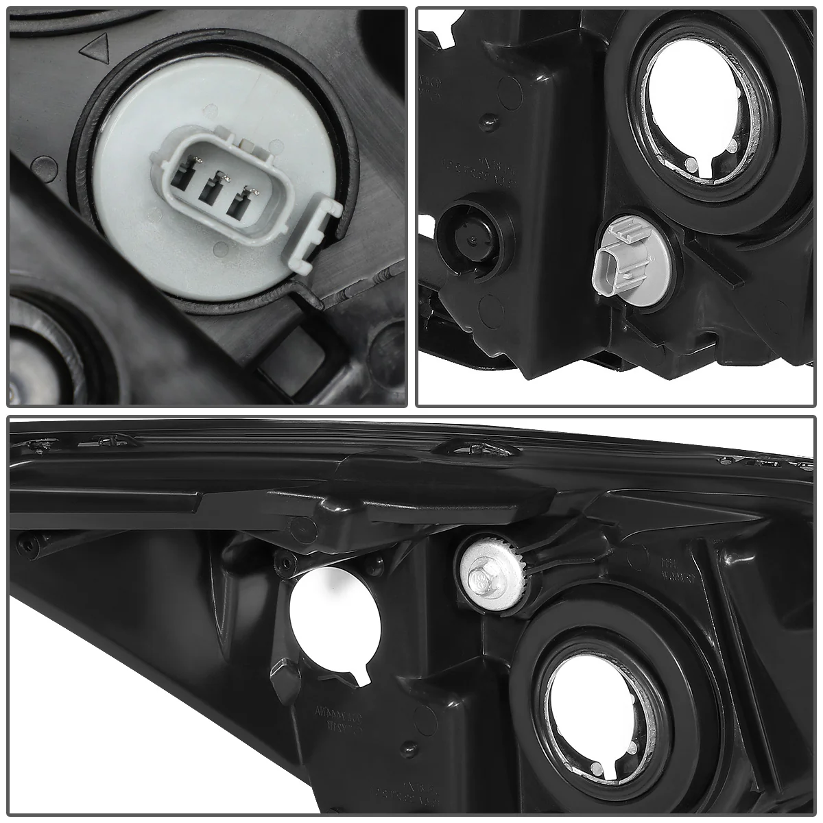 DNA Projector Headlights Honda Accord Sedan (2016-2017) Black or Chrome Housing - Image 10