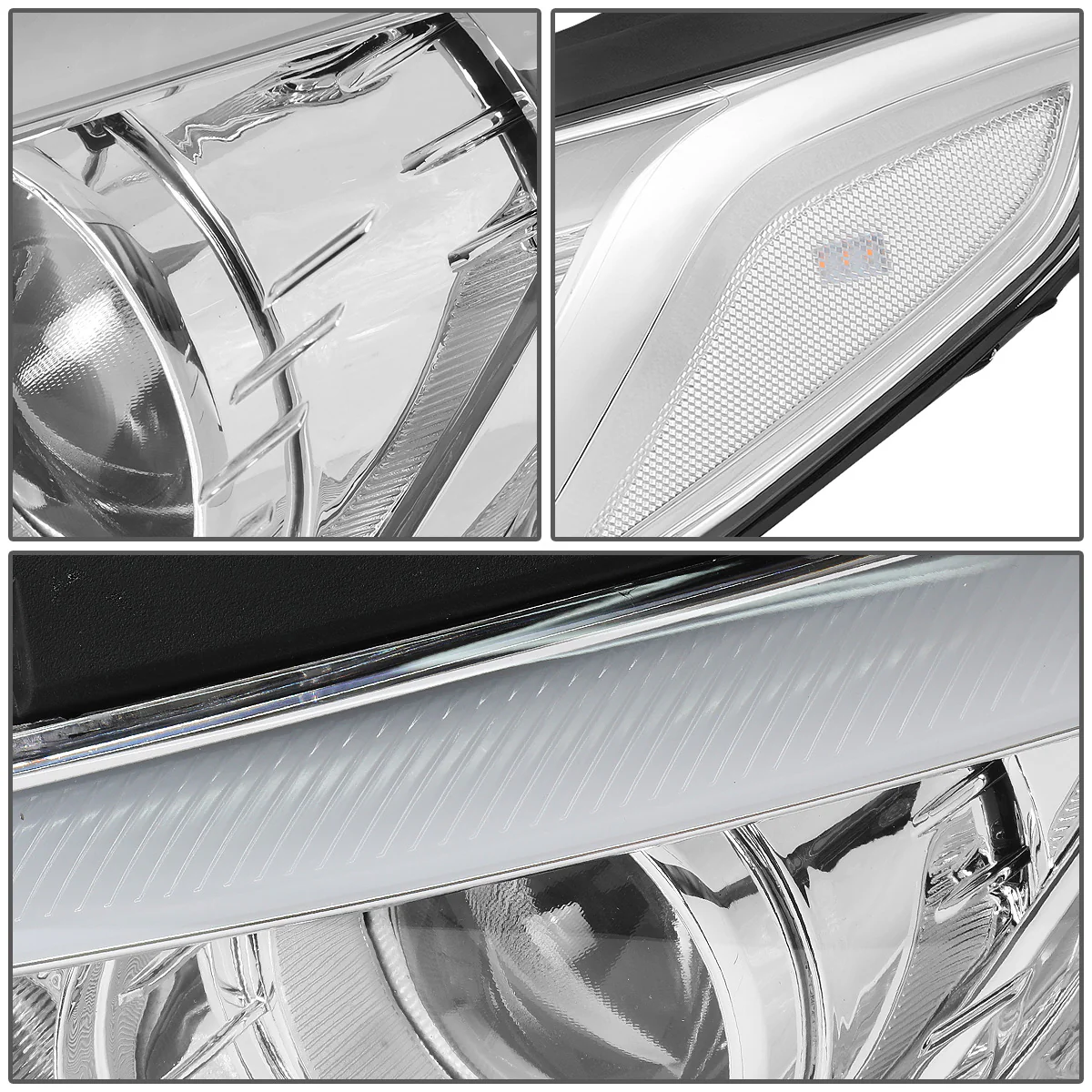 DNA Projector Headlights Hyundai Sonata (2015-2017) OE Style w/ Black or Chrome Housing - Image 14