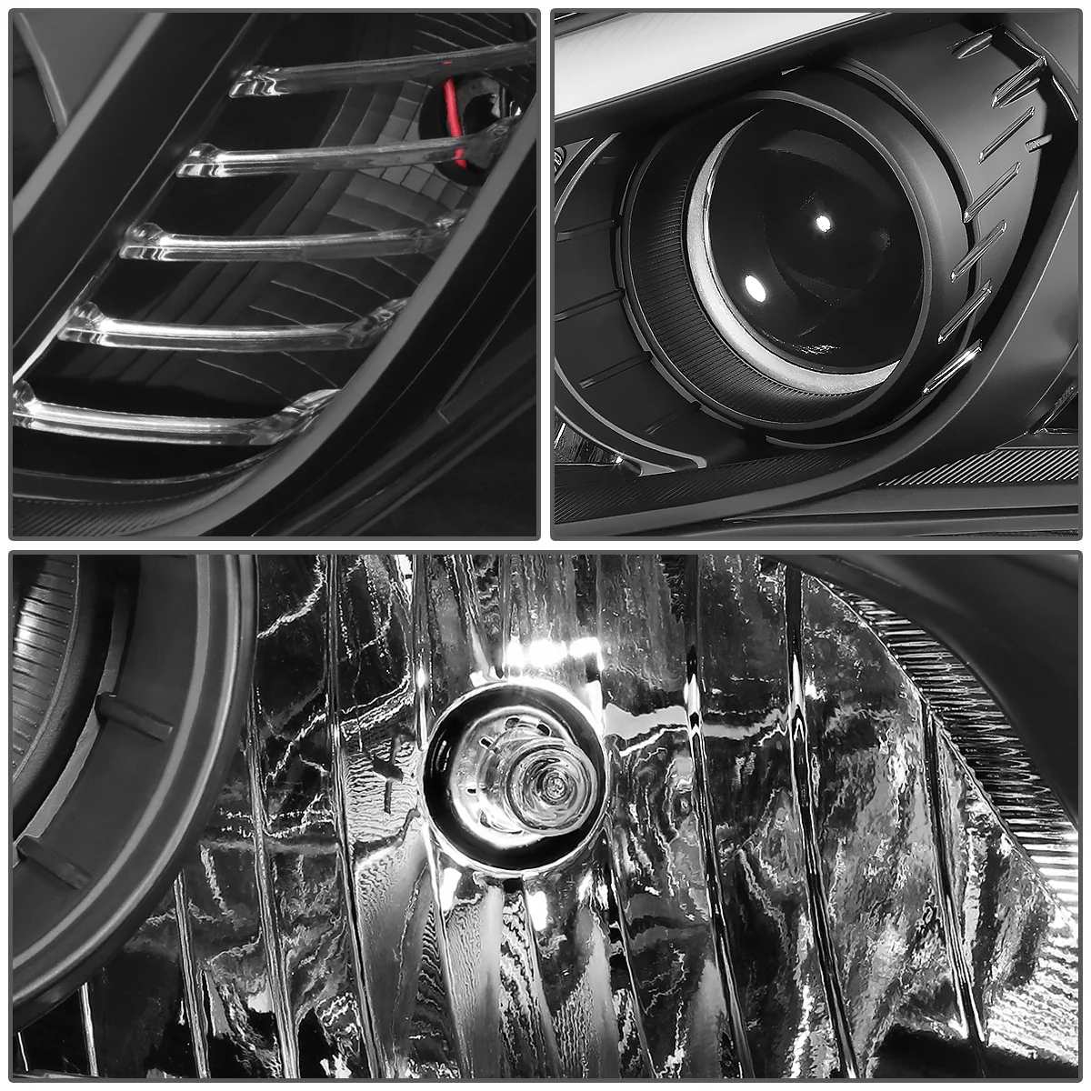 DNA Projector Headlights Hyundai Sonata (2015-2017) OE Style w/ Black or Chrome Housing - Image 3