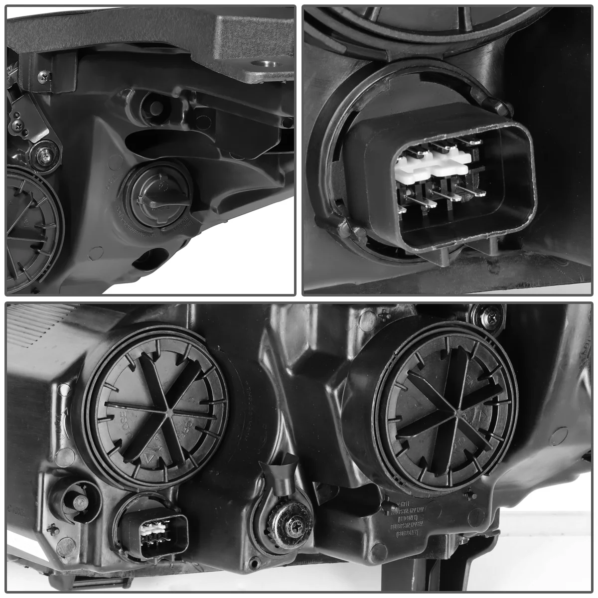 DNA Projector Headlights Hyundai Sonata (2015-2017) OE Style w/ Black or Chrome Housing - Image 5