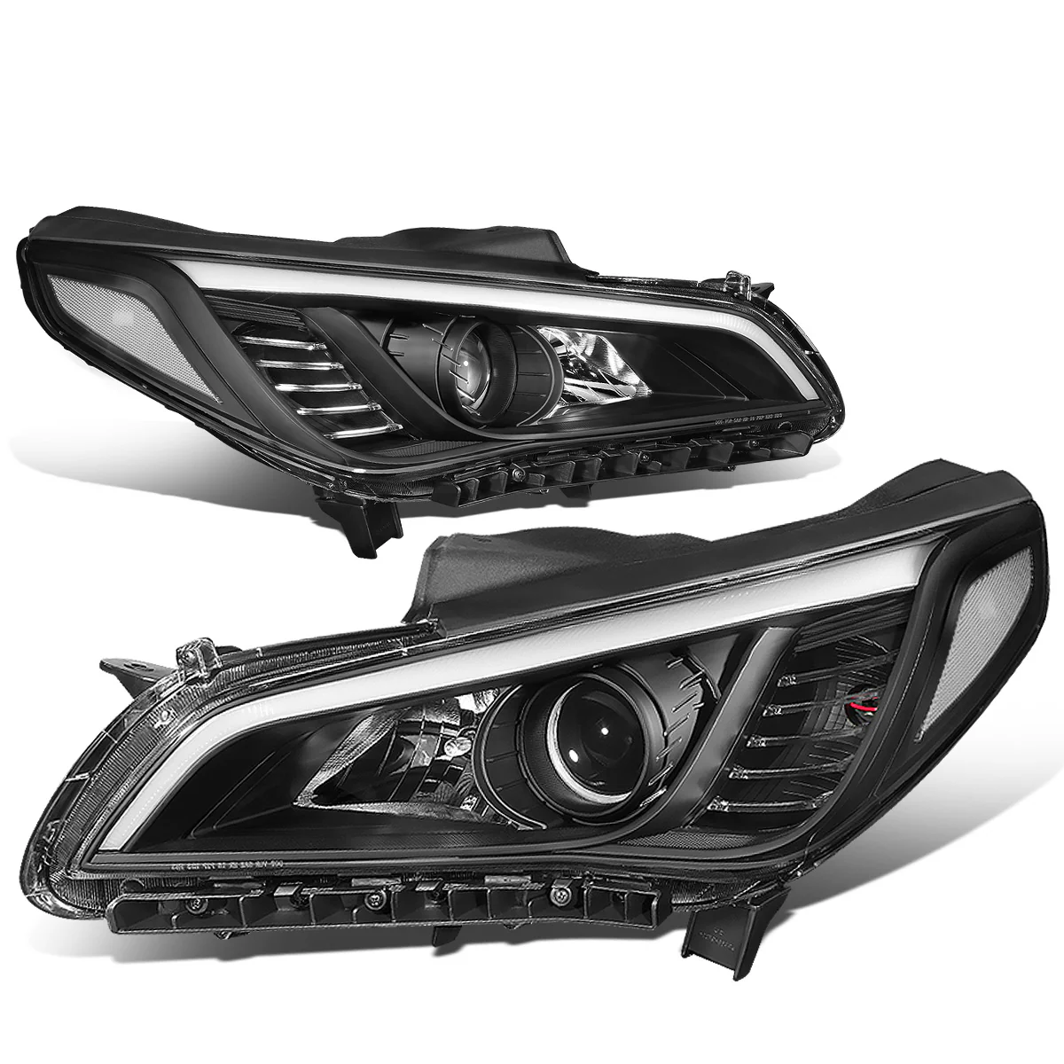 DNA Projector Headlights Hyundai Sonata (2015-2017) OE Style w/ Black or Chrome Housing - Image 7