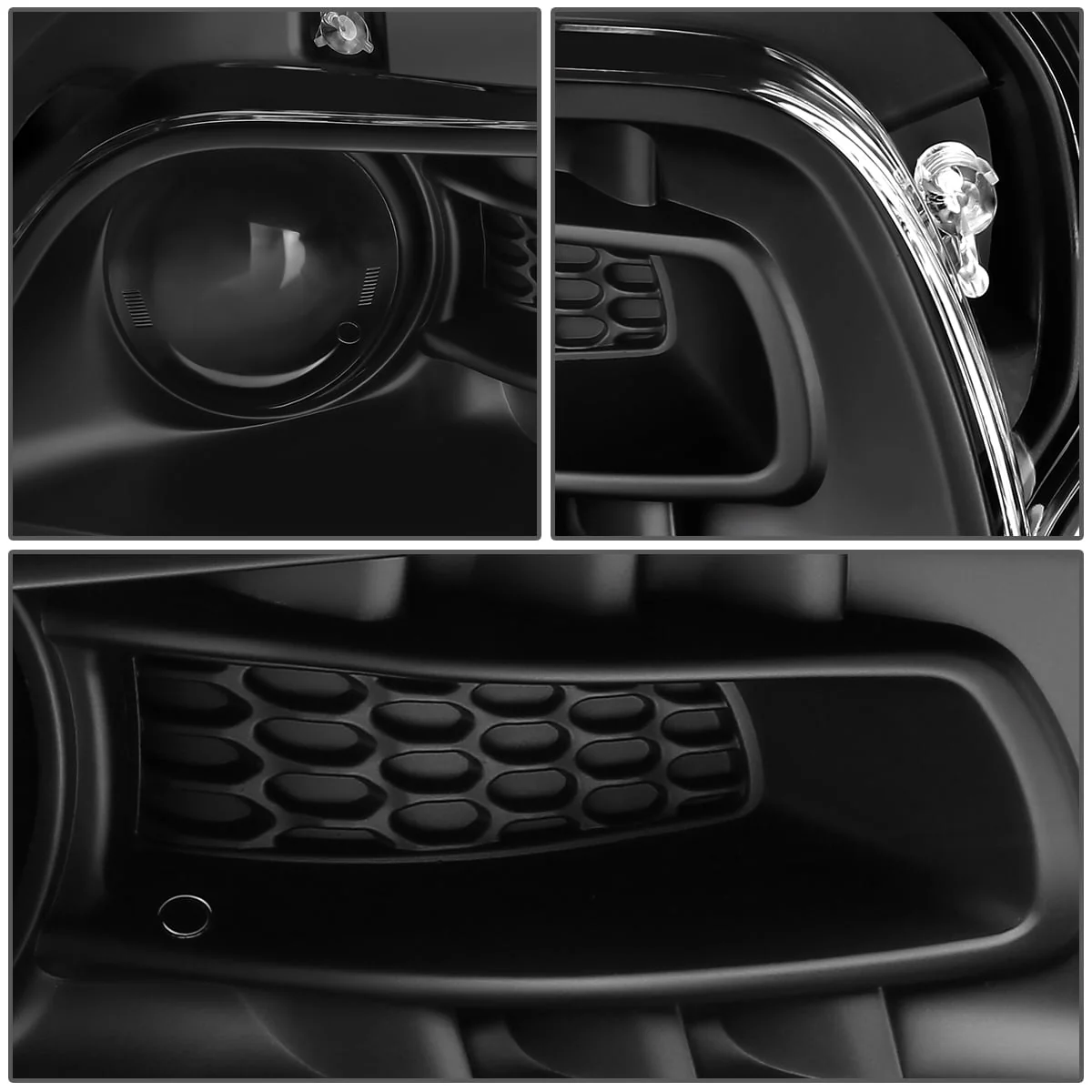 DNA Projector Headlights Jeep Cherokee (2014-2018) OE Style w/ Black or Chrome Housing - Image 14