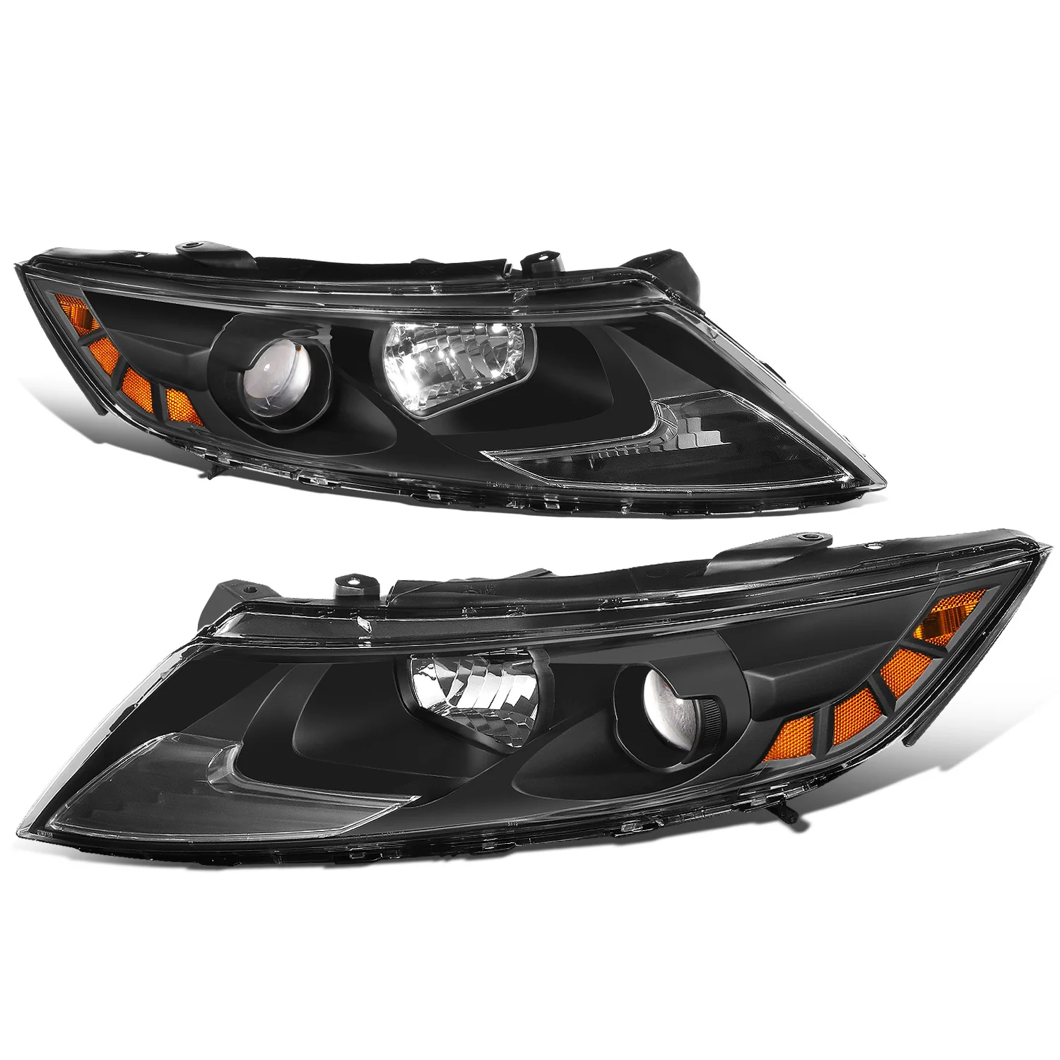 DNA Projector Headlights Kia Optima (2011-2013) OE Style w/ Black or Chrome Housing
