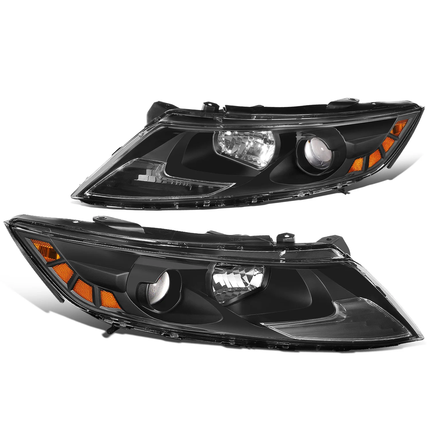 DNA Projector Headlights Kia Optima (2011-2013) OE Style w/ Black or Chrome Housing - Image 2