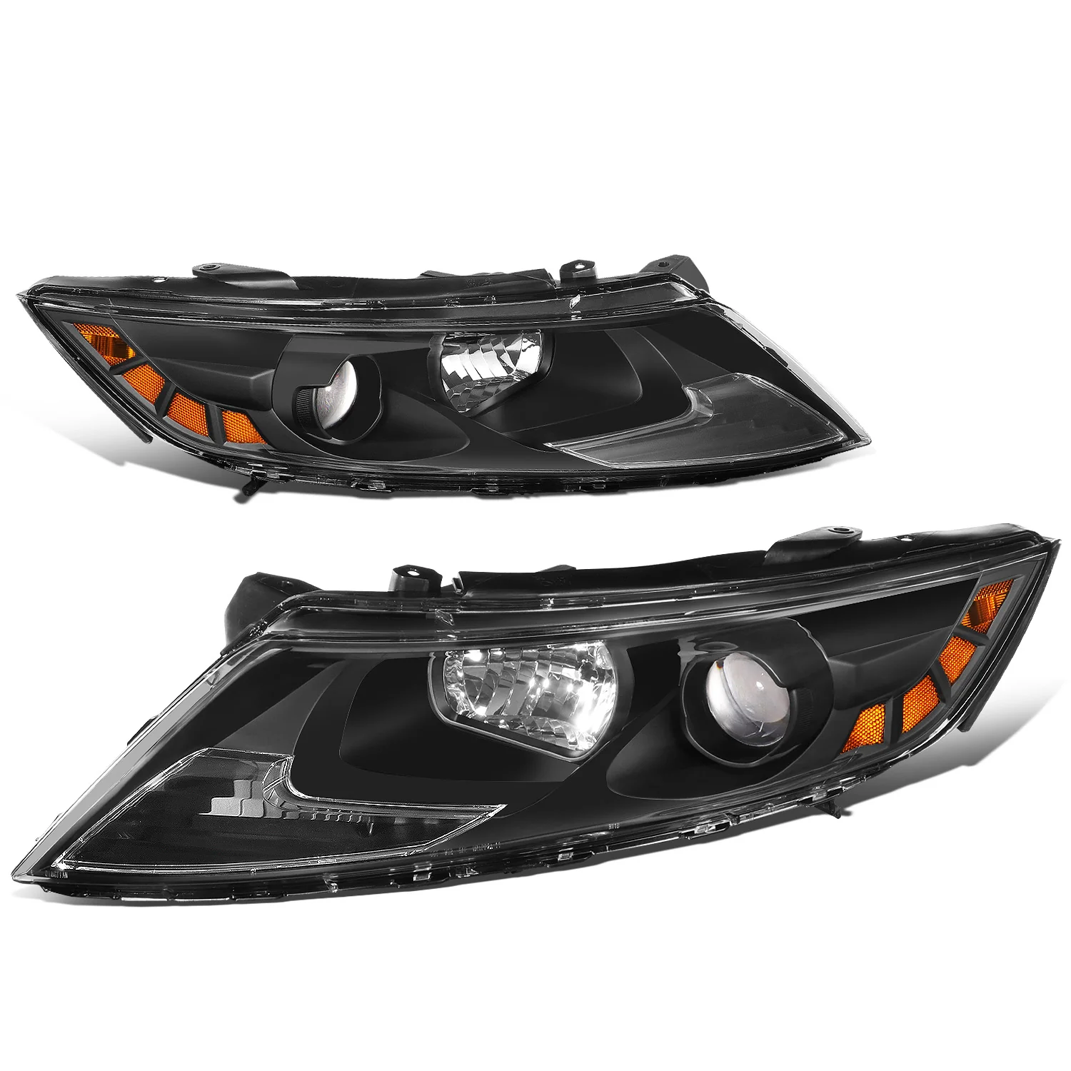 DNA Projector Headlights Kia Optima (2011-2013) OE Style w/ Black or Chrome Housing - Image 3