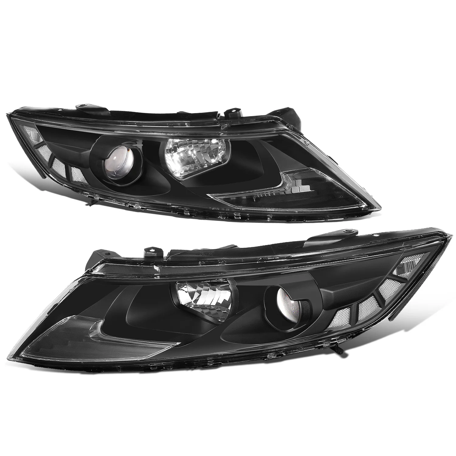 DNA Projector Headlights Kia Optima (2011-2013) OE Style w/ Black or Chrome Housing - Image 7