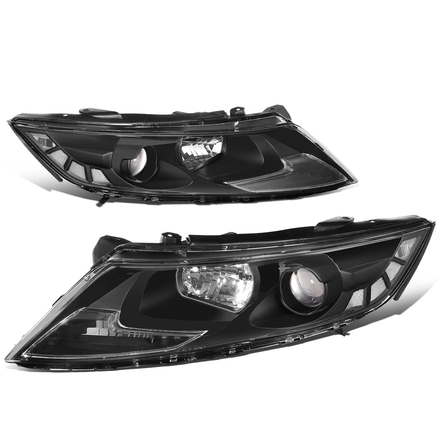 DNA Projector Headlights Kia Optima (2011-2013) OE Style w/ Black or Chrome Housing - Image 9