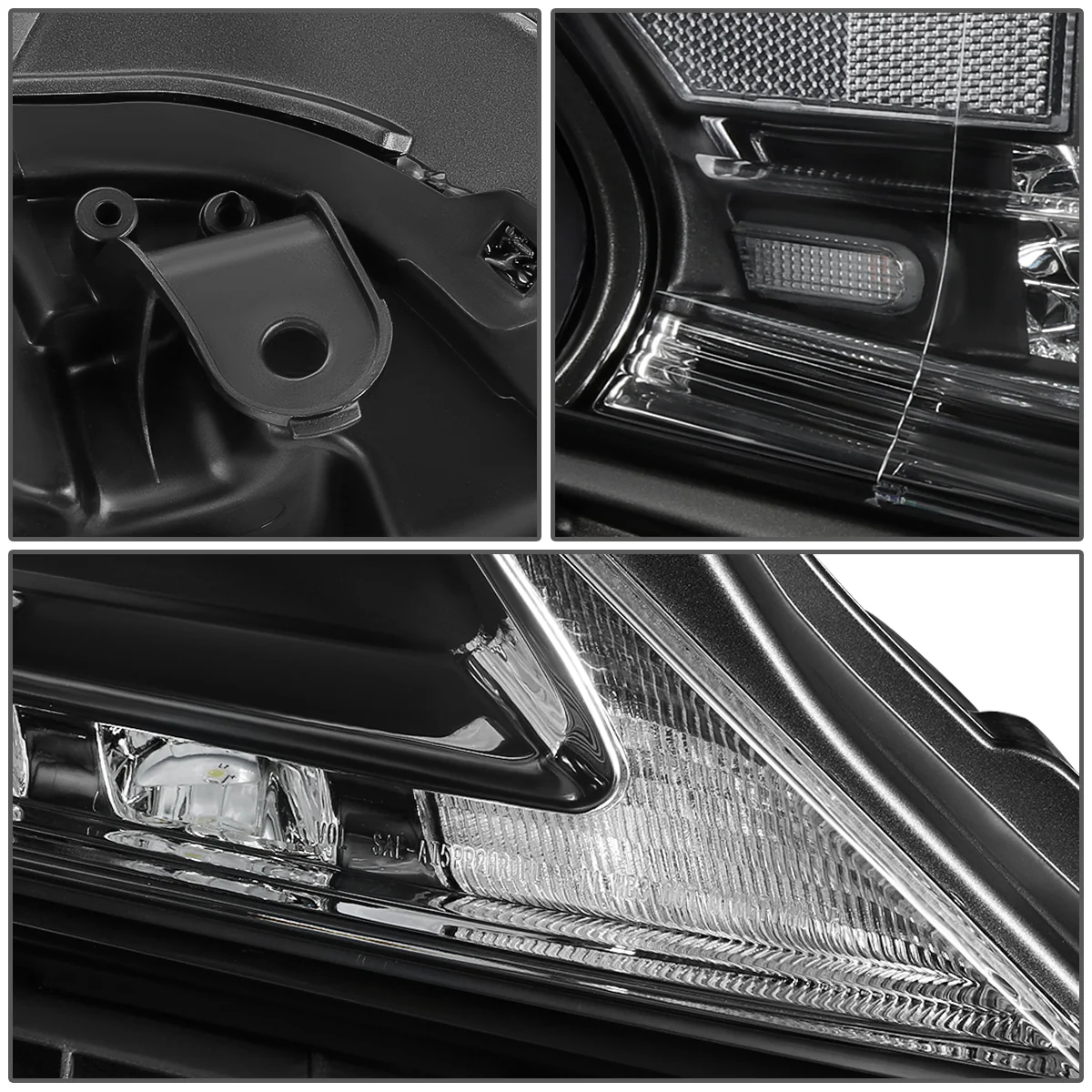 DNA Projector Headlights Lexus RX350 RX450H (2013-2015) OE Style w/ Black or Chrome Housing - Image 12