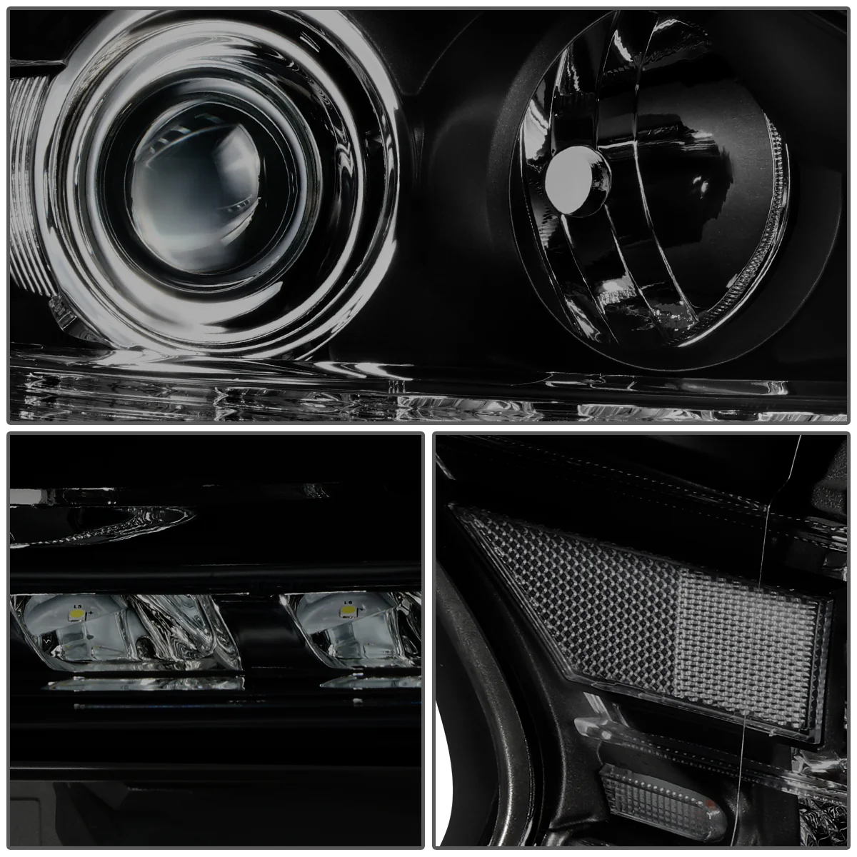 DNA Projector Headlights Lexus RX350 RX450H (2013-2015) OE Style w/ Black or Chrome Housing - Image 14
