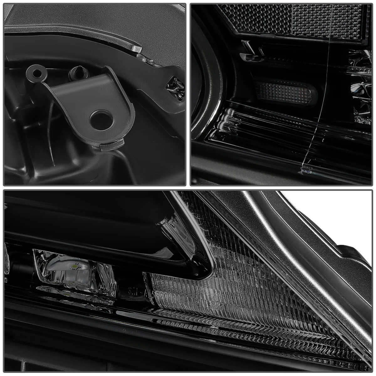 DNA Projector Headlights Lexus RX350 RX450H (2013-2015) OE Style w/ Black or Chrome Housing - Image 16