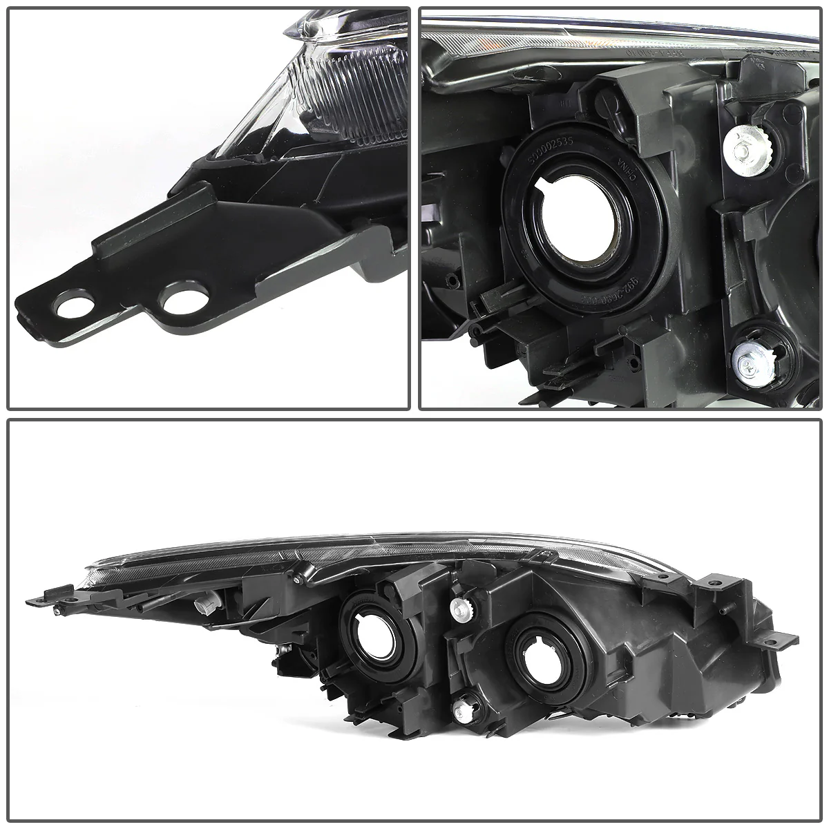 DNA Projector Headlights Mazda 3 Sedan (10-13) OE Style w/ Black or Chrome Housing - Image 5