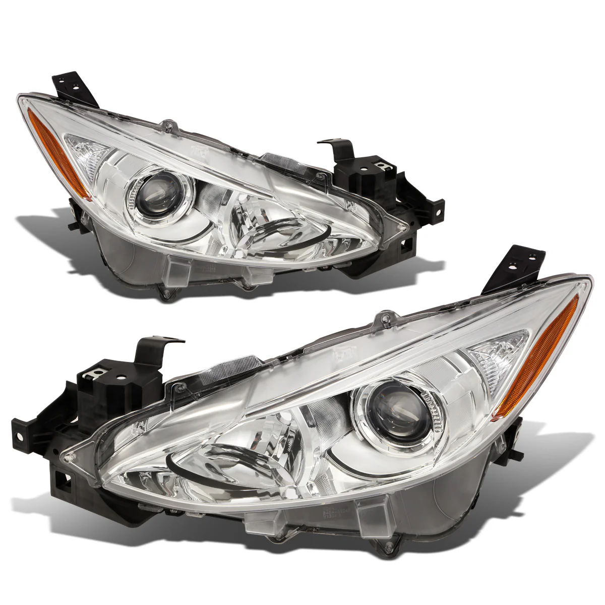 DNA Projector Headlights Mazda 3 Sedan (14-16) OE Style w/ Black or Chrome Housing - Image 12