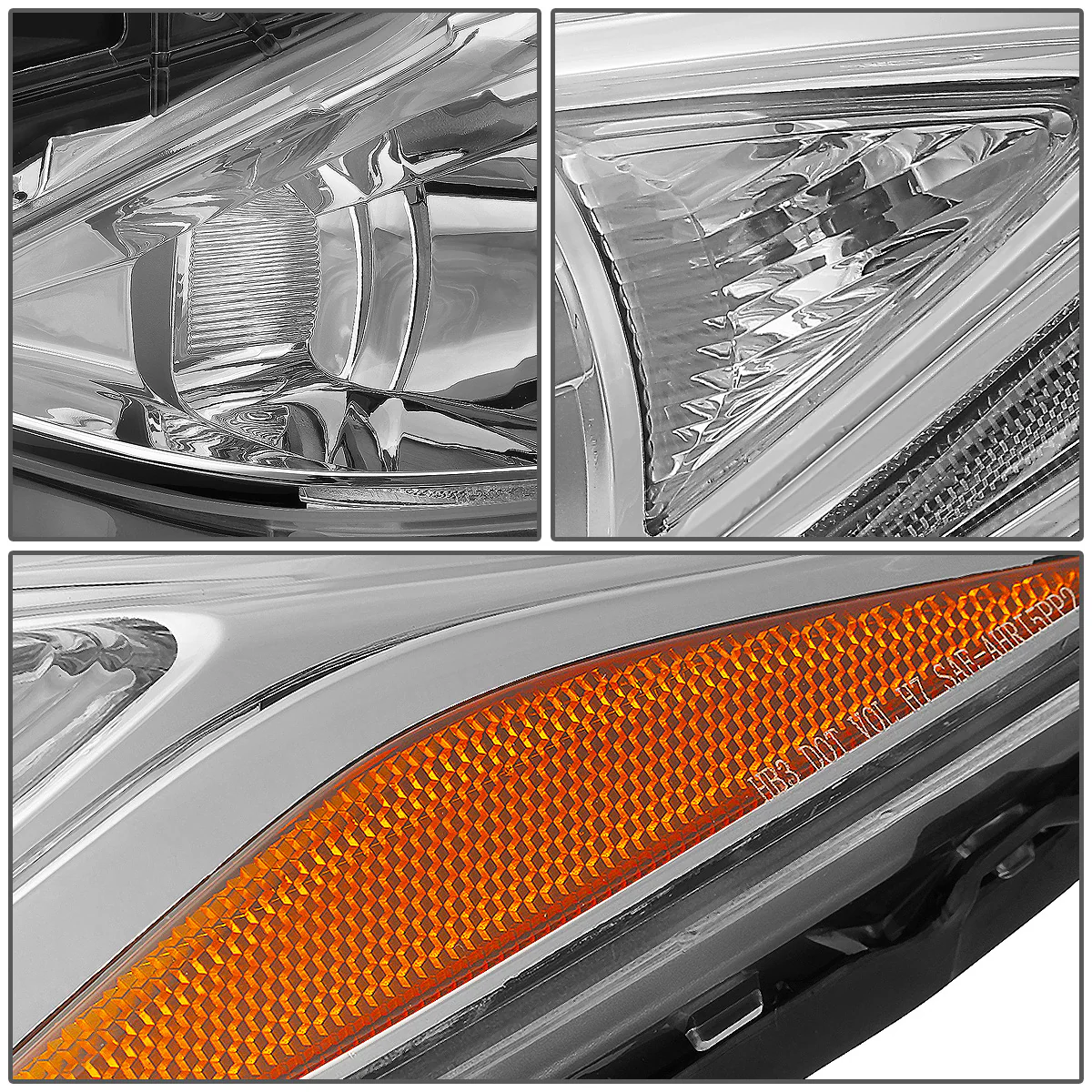 DNA Projector Headlights Mazda 3 Sedan (14-16) OE Style w/ Black or Chrome Housing - Image 14