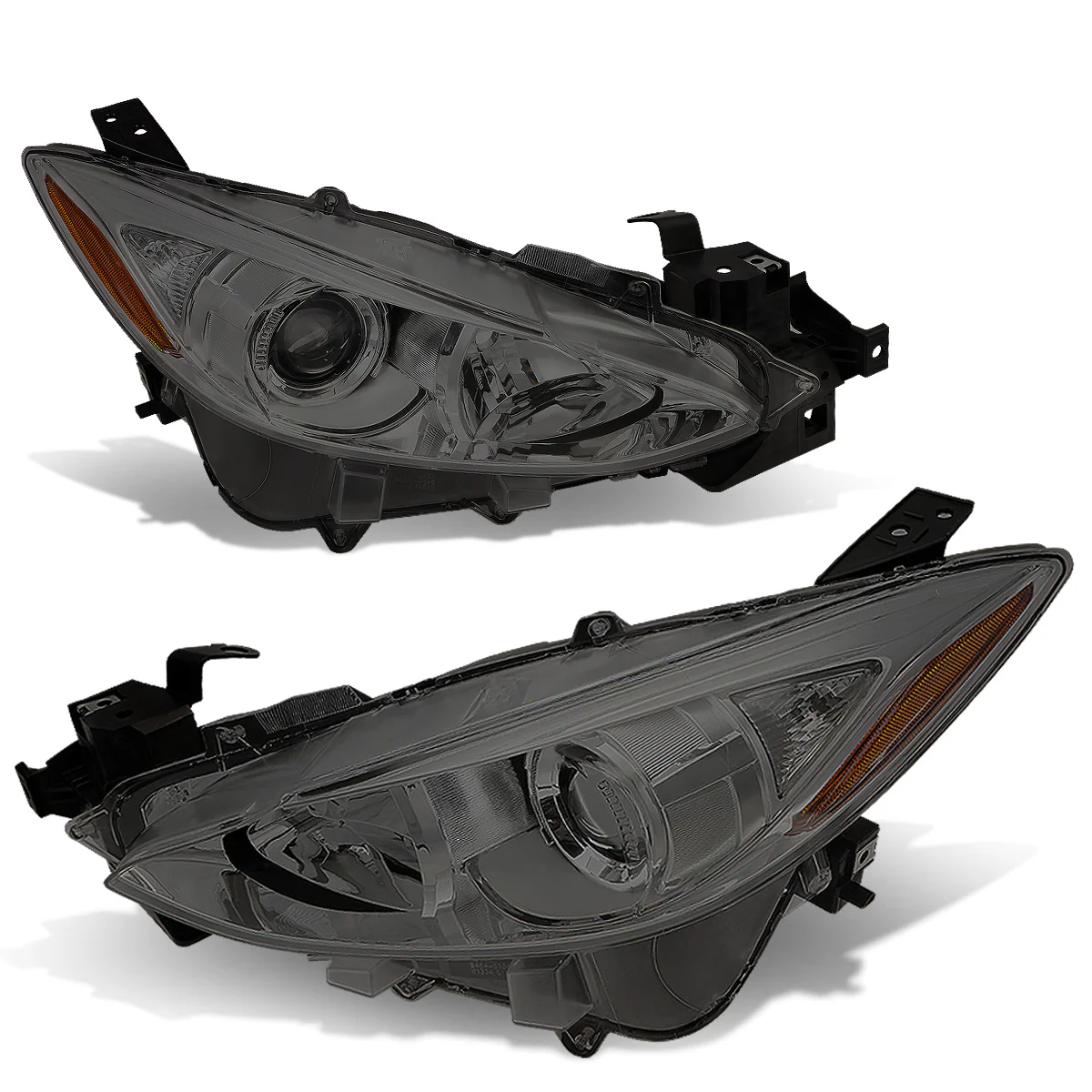 DNA Projector Headlights Mazda 3 Sedan (14-16) OE Style w/ Black or Chrome Housing - Image 17