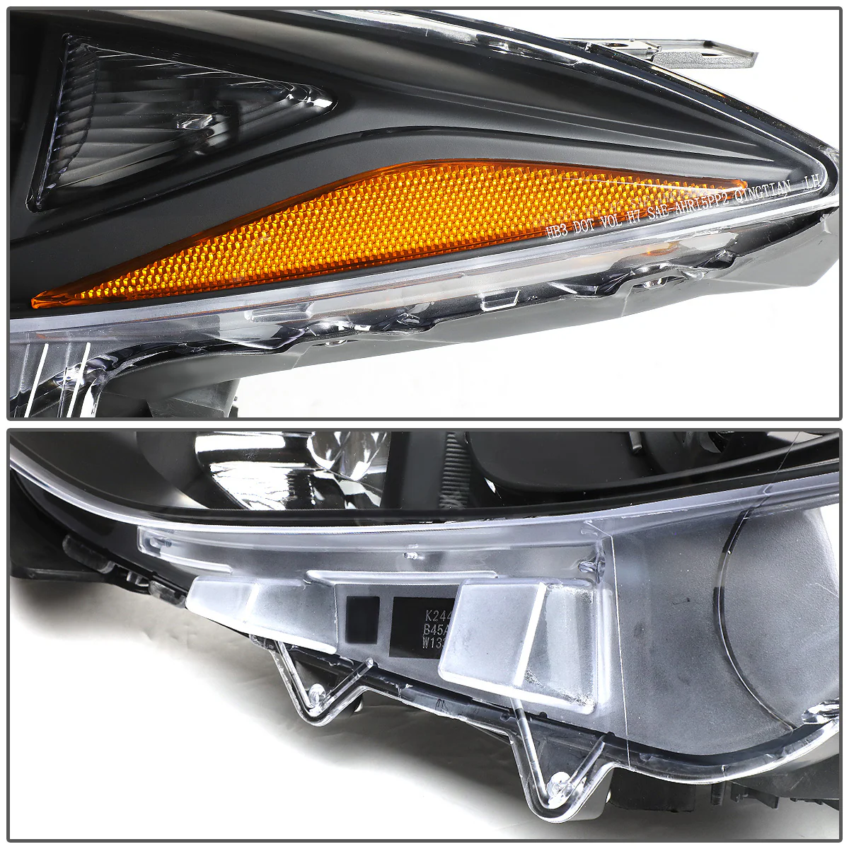DNA Projector Headlights Mazda 3 Sedan (14-16) OE Style w/ Black or Chrome Housing - Image 4