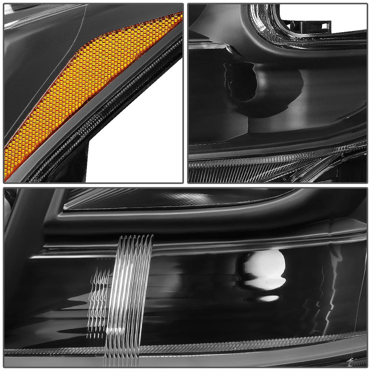 DNA Projector Headlights Nissan Maxima (2009-2014) OE Style w/ Black or Chrome Housing - Image 5
