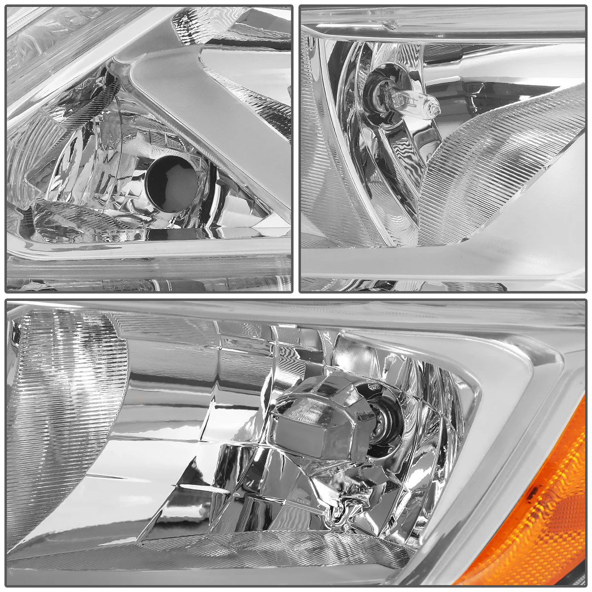 DNA Projector Headlights Nissan Rogue (2014-2016) OE Style w/ Black or Chrome Housing - Image 13