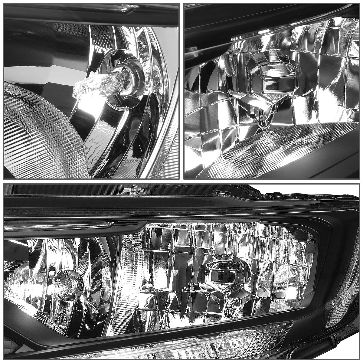 DNA Projector Headlights Nissan Rogue (2014-2016) OE Style w/ Black or Chrome Housing - Image 8