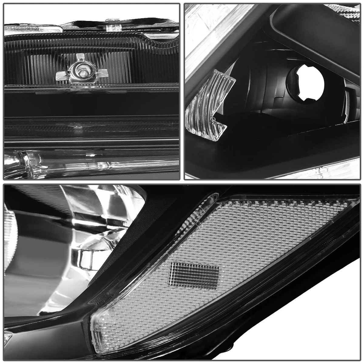 DNA Projector Headlights Nissan Rogue (2014-2016) OE Style w/ Black or Chrome Housing - Image 9
