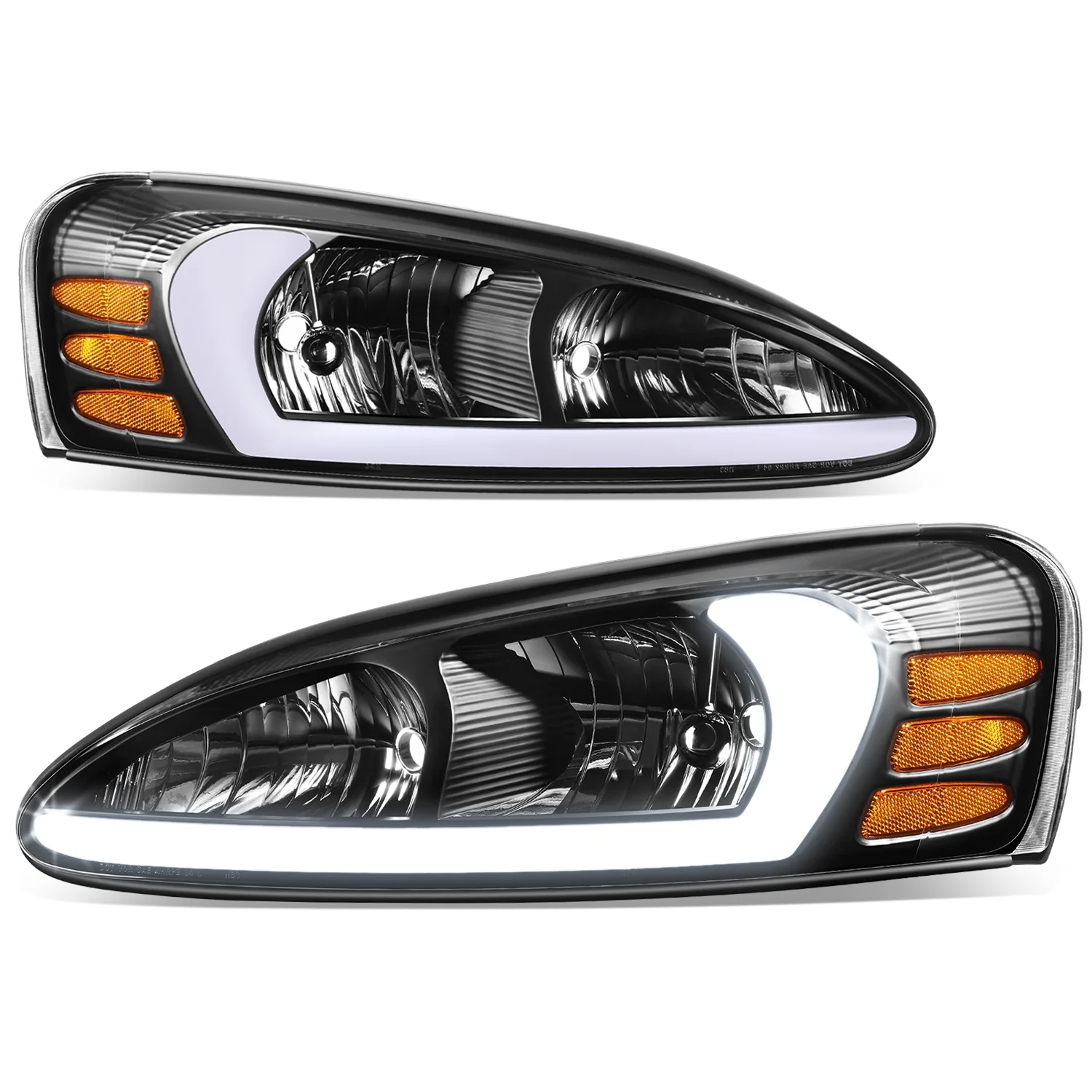 DNA Projector Headlights Pontiac Grand Prix (04-08) w/ LED DRL - Black or Chrome Housing