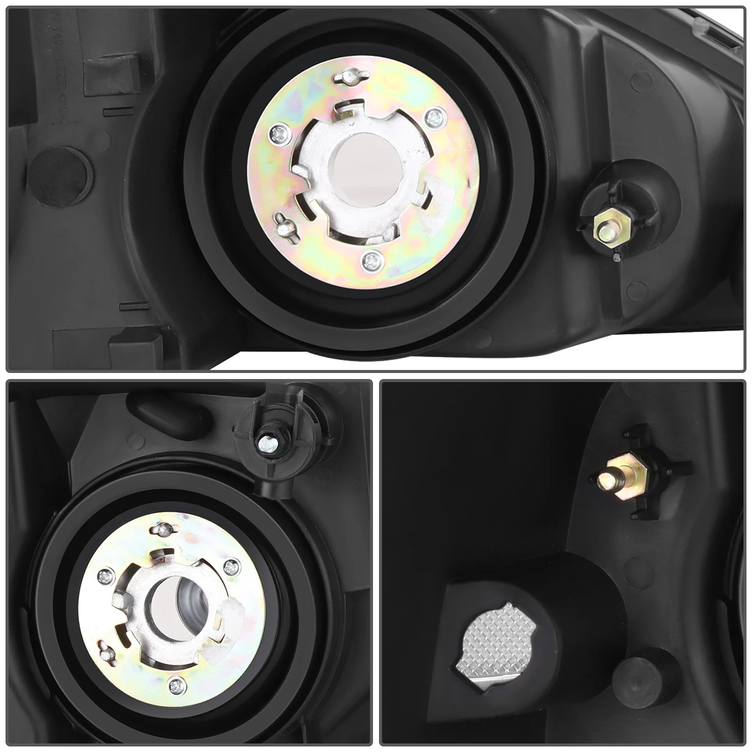DNA Projector Headlights Pontiac Grand Prix (04-08) w/ LED DRL - Black or Chrome Housing - Image 10