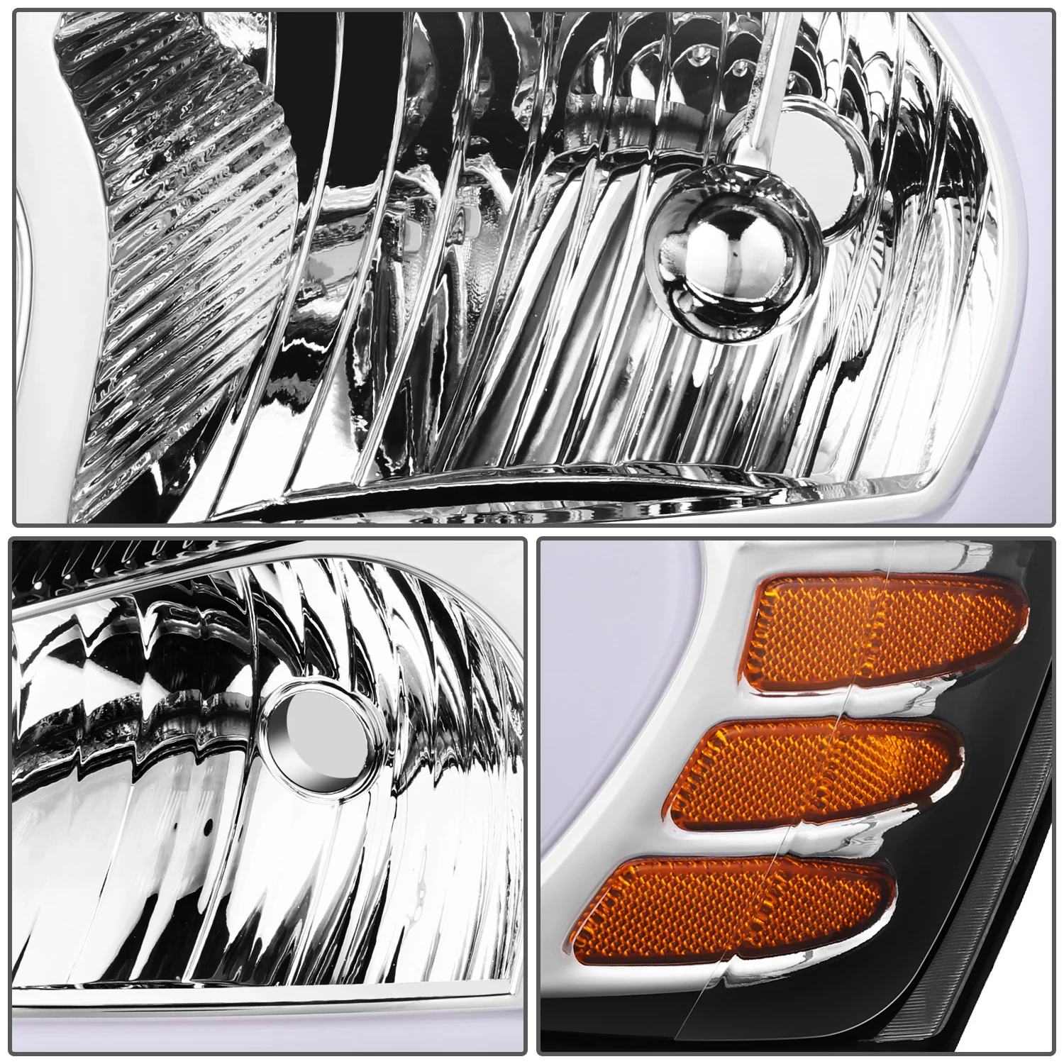 DNA Projector Headlights Pontiac Grand Prix (04-08) w/ LED DRL - Black or Chrome Housing - Image 12