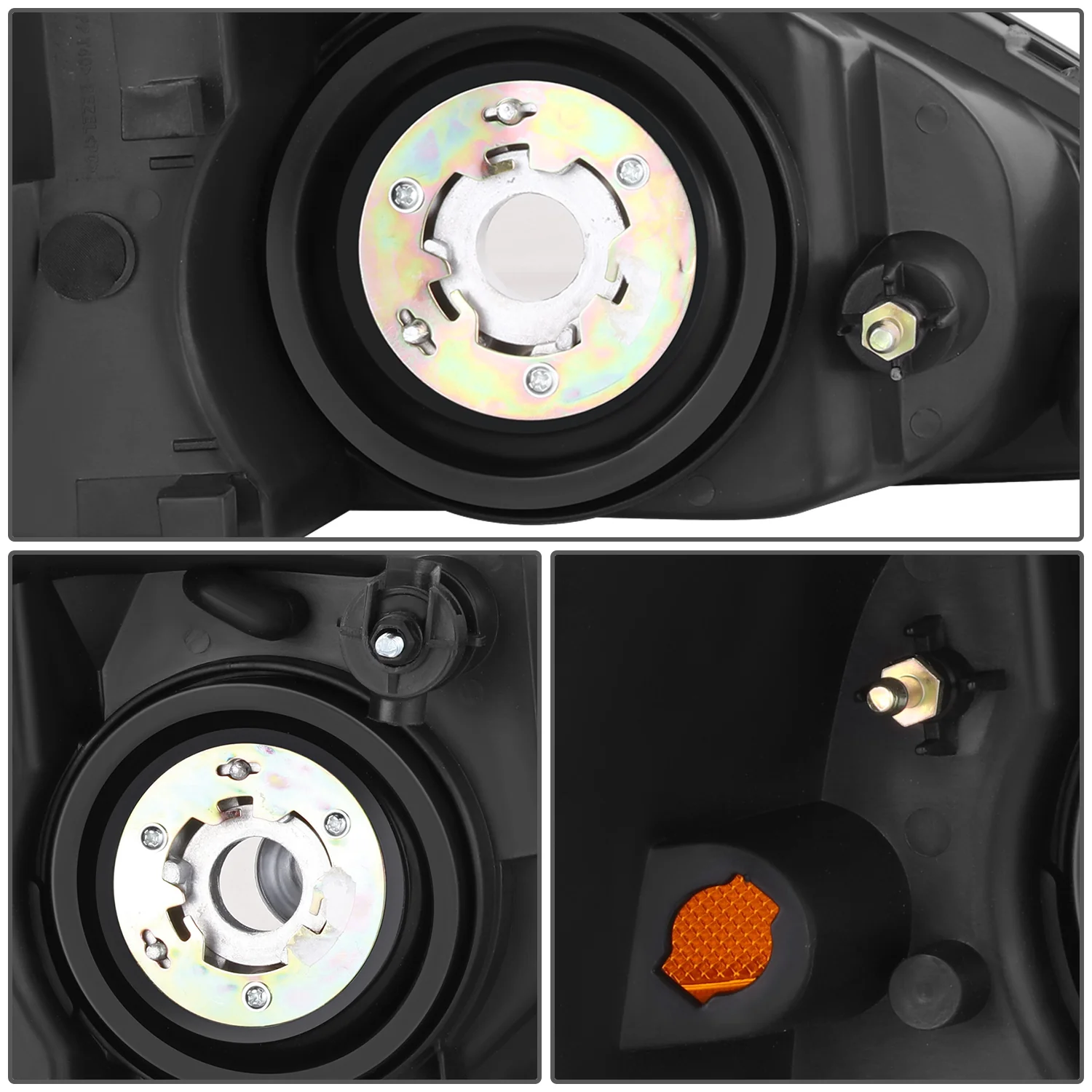 DNA Projector Headlights Pontiac Grand Prix (04-08) w/ LED DRL - Black or Chrome Housing - Image 15