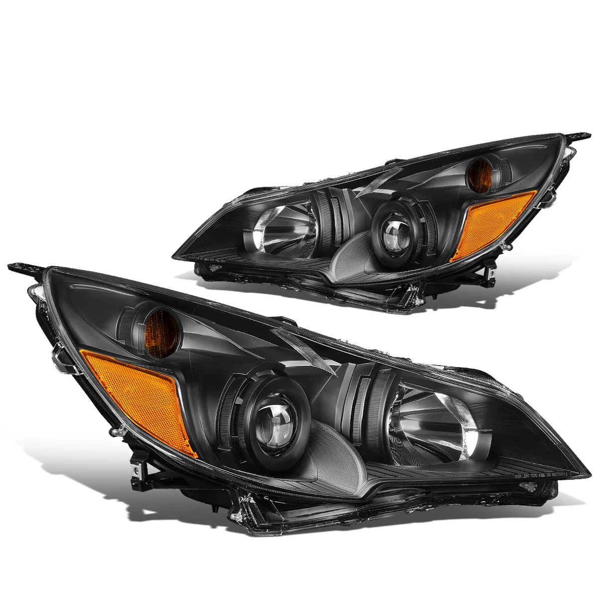 DNA Projector Headlights Subaru Outback / Legacy (2010-2014) OE Style w/ Black or Chrome Housing