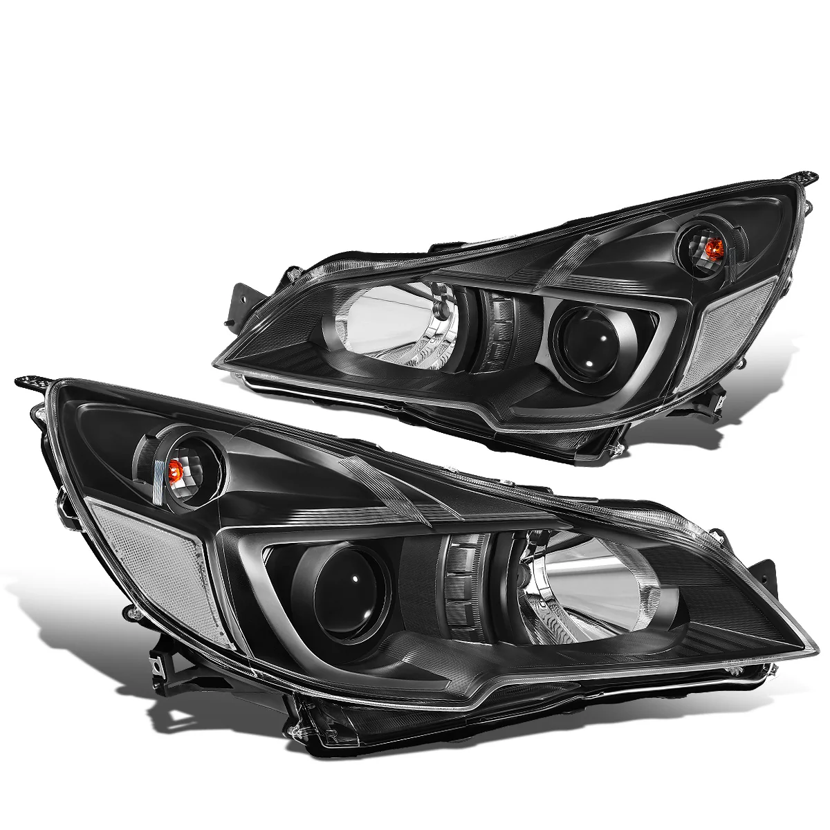 DNA Projector Headlights Subaru Outback / Legacy (2010-2014) OE Style w/ Black or Chrome Housing - Image 32