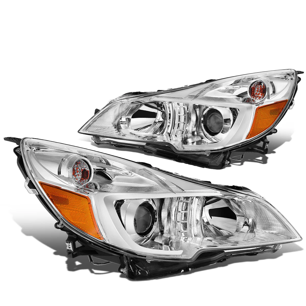 DNA Projector Headlights Subaru Outback / Legacy (2010-2014) OE Style w/ Black or Chrome Housing - Image 37
