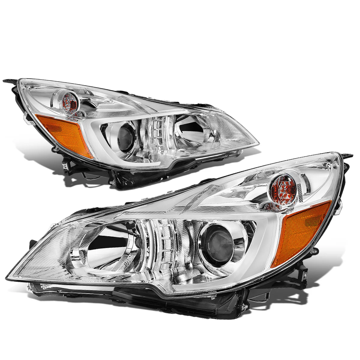 DNA Projector Headlights Subaru Outback / Legacy (2010-2014) OE Style w/ Black or Chrome Housing - Image 38