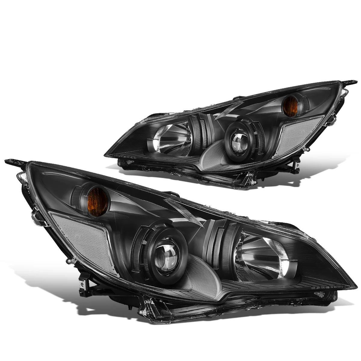 DNA Projector Headlights Subaru Outback / Legacy (2010-2014) OE Style w/ Black or Chrome Housing - Image 6