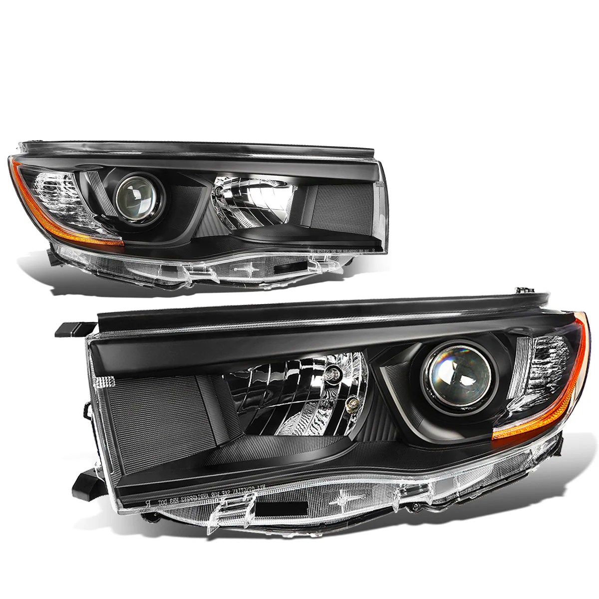DNA Projector Headlights Toyota Highlander (2011-2016) OE Style w/ Black or Chrome Housing - Image 28