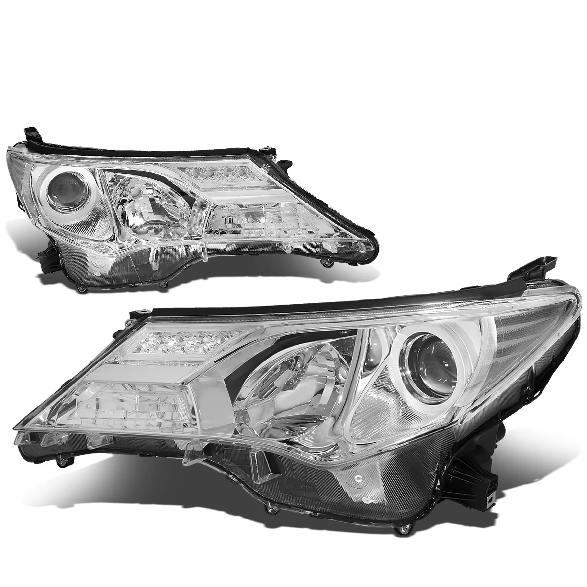 DNA Projector Headlights Toyota RAV4 (2013-2018) OE Style w/ Black or Chrome Housing - Image 16