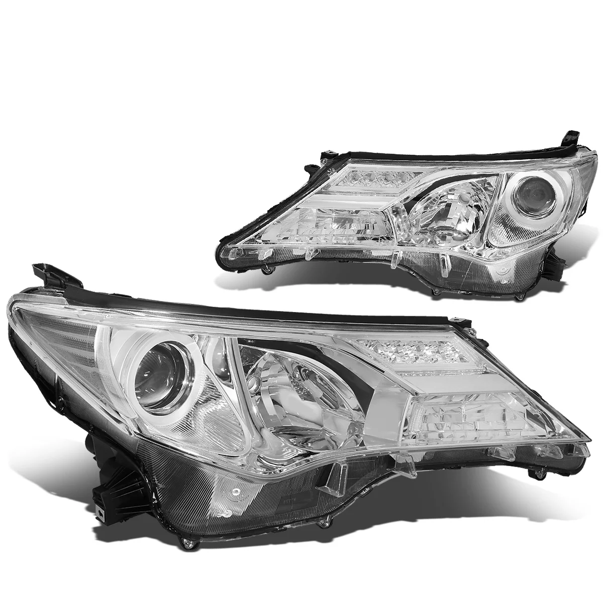 DNA Projector Headlights Toyota RAV4 (2013-2018) OE Style w/ Black or Chrome Housing - Image 17